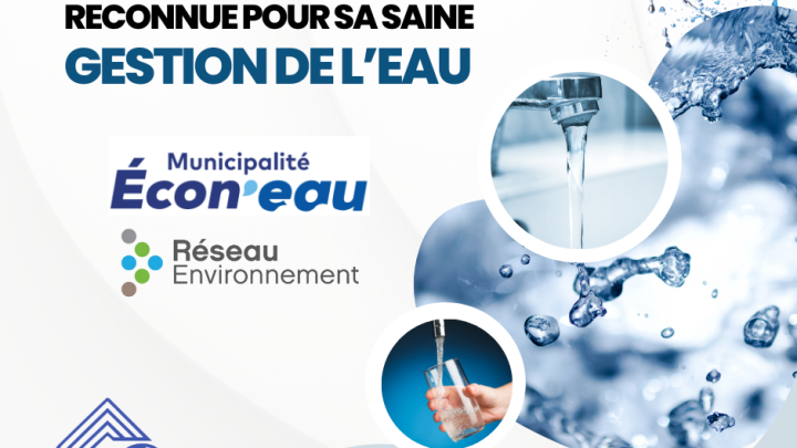 La Ville de Senneterre récompensée pour sa saine gestion de l'eau