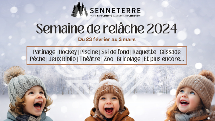 Programmation de la semaine de relâche 2024