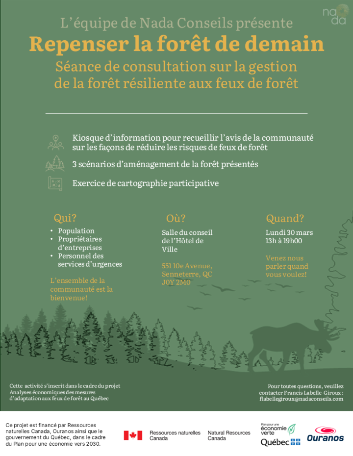Consultation citoyenne sur l'adaptation au risque de feux de forêt