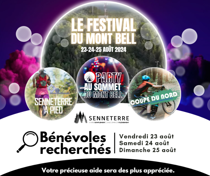 Bénévoles recherchés - Festival du Mont Bell