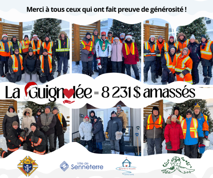 Les retombées de la Guignolée!