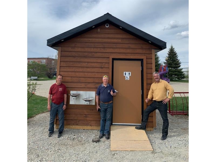 La Ville de Senneterre et le Club Optimiste progressent dans l'aménagement d'un parc à jeux d'eau