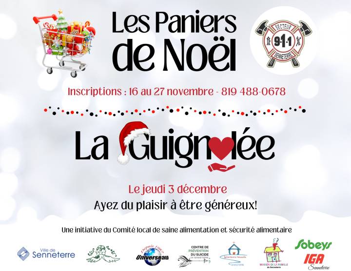 Paniers de Noël 2026 à Senneterre