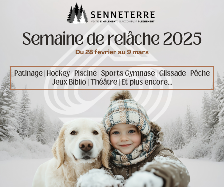 Programmation de la semaine de relâche 2025